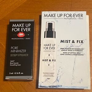 Make Up For Ever Pore Minimizer Primer & Make Up Setting Spray
